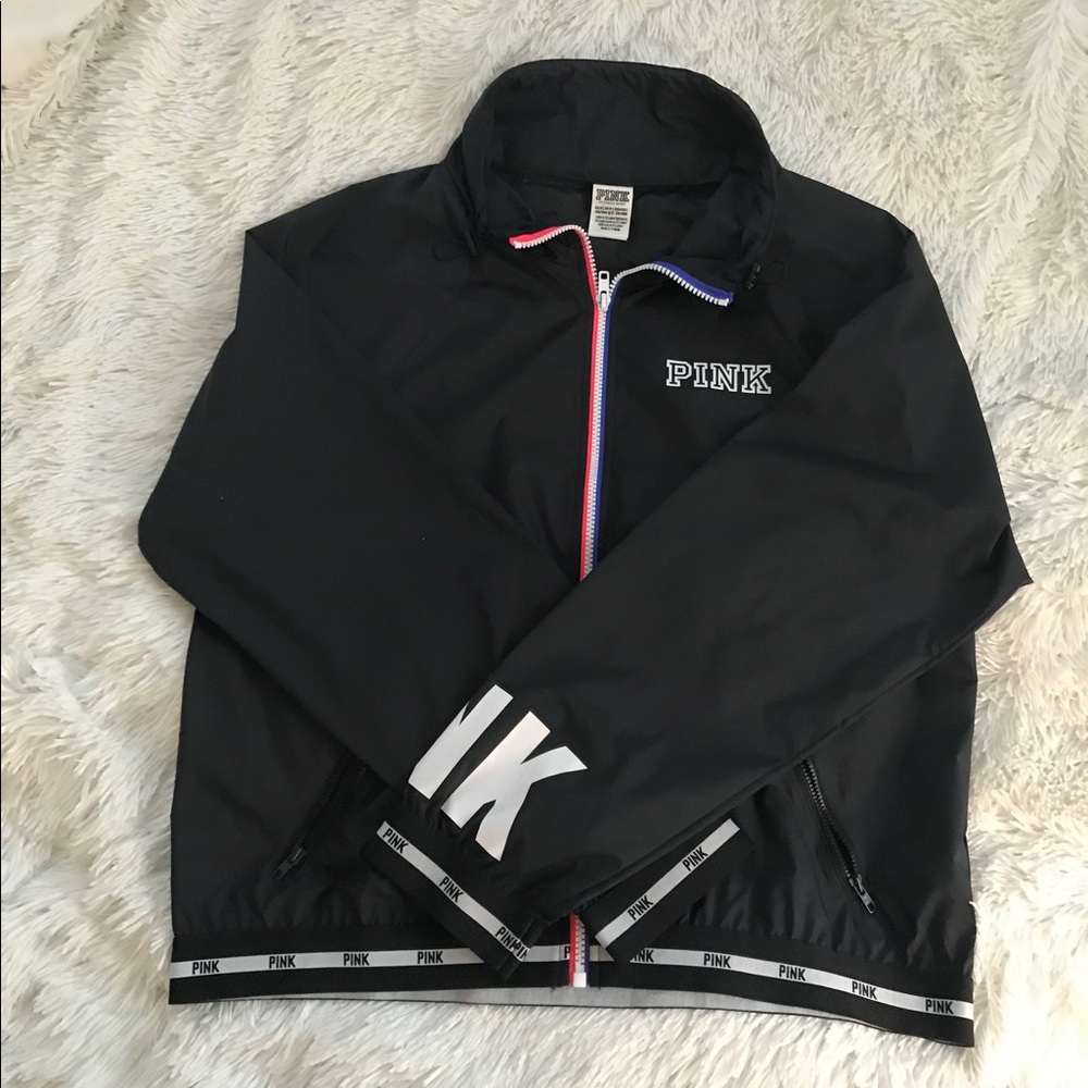 VS PINK full zip windbreaker